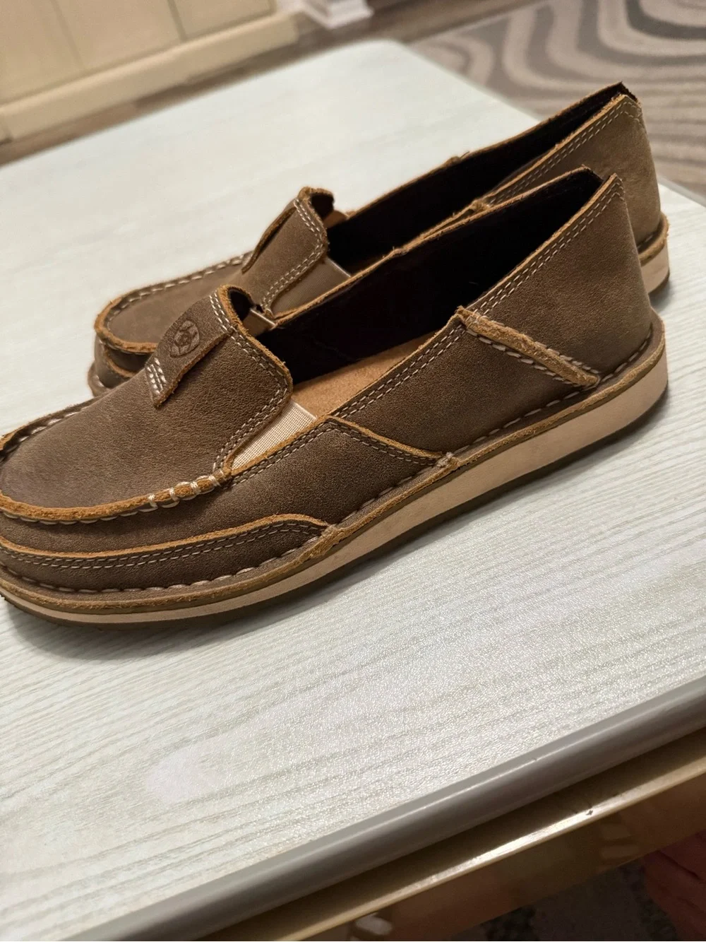 Ariat suede upper